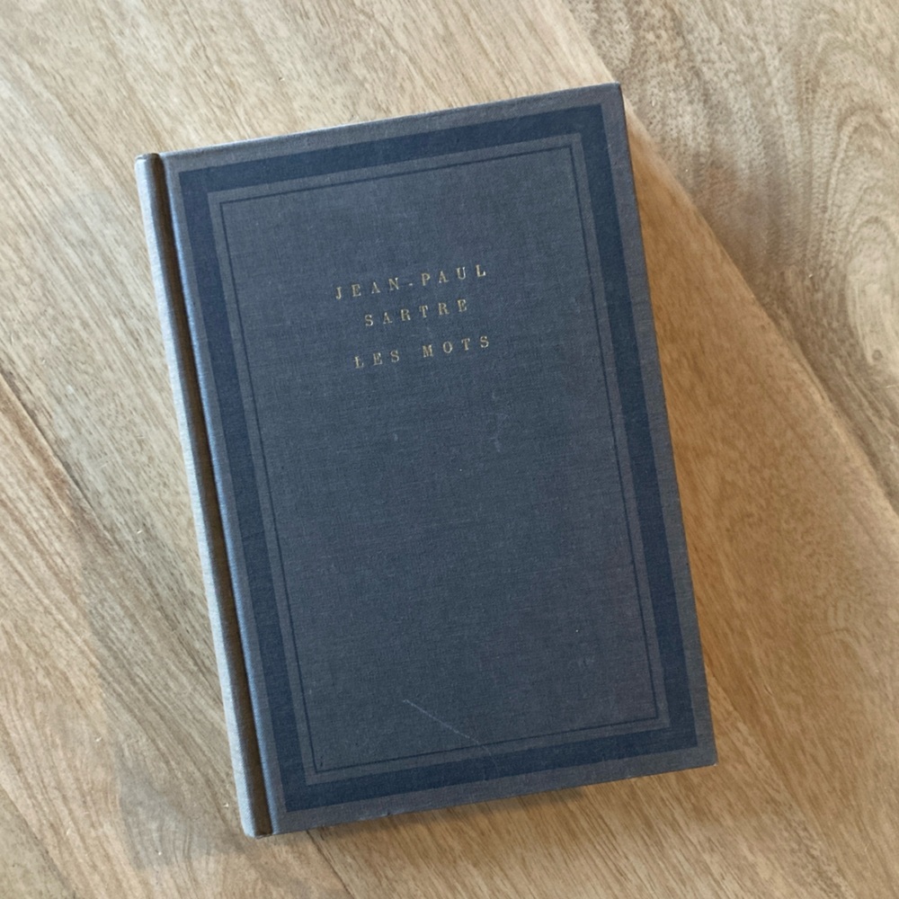 Jean-Paul Sartre Hardcover Book LES MOTS